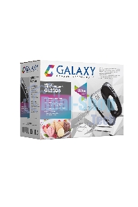 Миксер электрический Galaxy GL 2208, черный с серебристым, ручной, 250 Вт, 5 скоростей + режим 