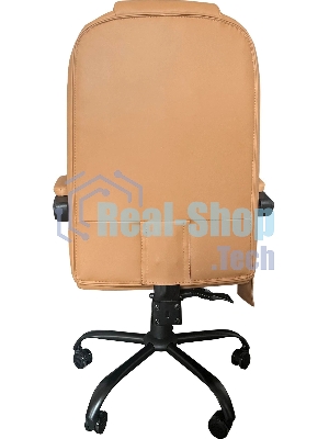 Кресло Cactus CS-CHR-OC05M-BR бежевый, экокожа, подголовник