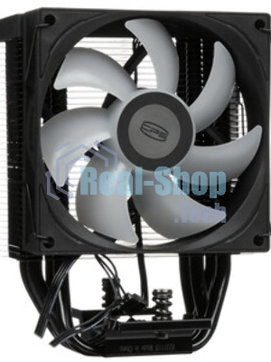 Кулер PCCooler R400 ARGb черный 92мм алюминий+медь 2200r m 30db 4-pin 180W 133мм