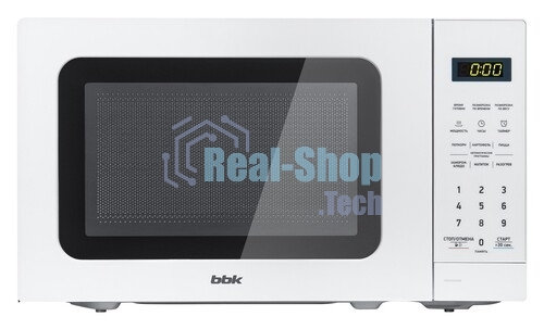 Микроволновая печь BBK 20MWS-767S/W белый, 20 л, 700 Вт, переключатели - сенсор