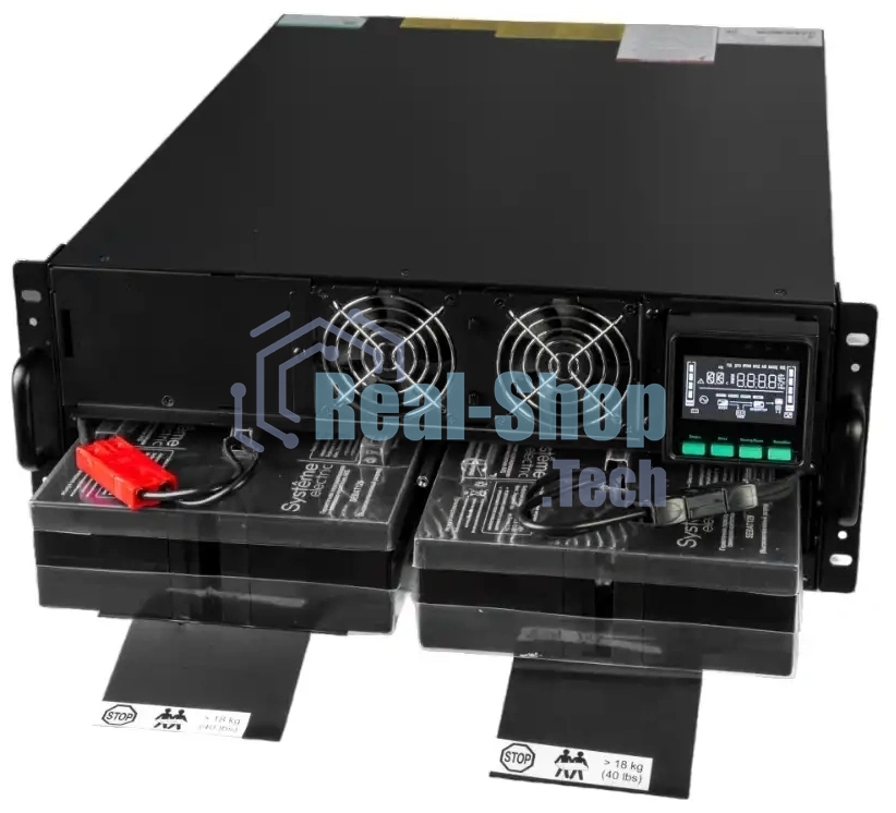 Источник бесперебойного питания Systeme Electric SRTSE 2 поколения 10000ВА/Вт, 4U,5 C13+3 C19,USB,RS-232,RS485,COM,сухие контакт,прлл