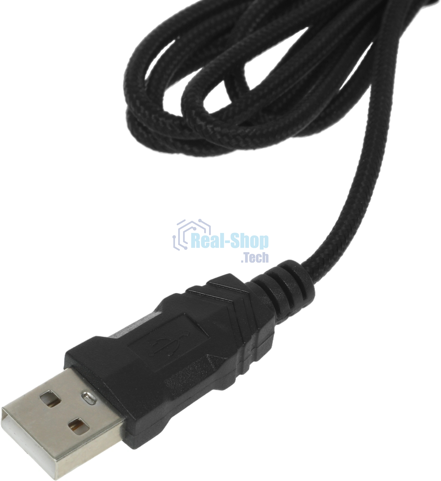 Мышь проводная Oklick 750G черный, 7200 dpi, USB, кнопки - 5