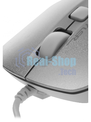 Мышь проводная A4Tech Fstyler FM26 серебристый, 1600 dpi, USB Type-A, кнопки - 4