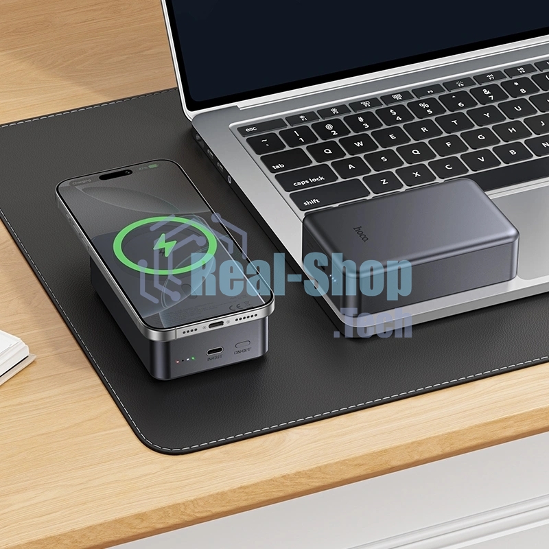 Мобильный аккумулятор Hoco J160 20000mAh 3A серый (64103)