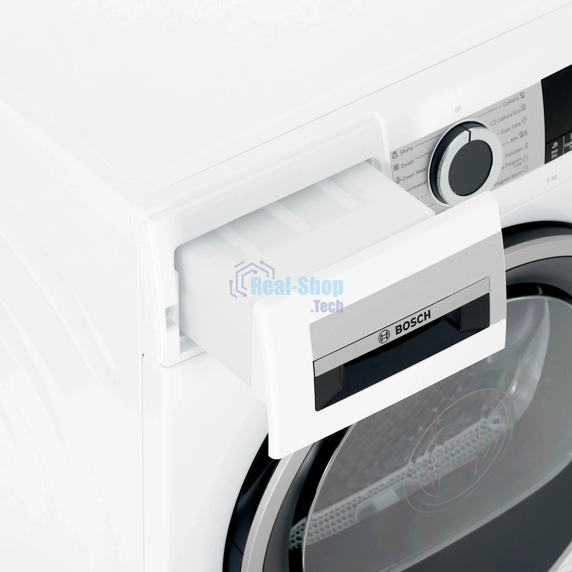 Сушильная машина Bosch WQG1420AME белый, 9 кг, сушка - конденсационная, программ - 15, 59.8 x 84.2 x 64.8 см