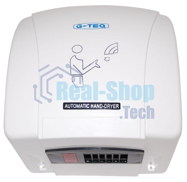 Сушилка для рук G-TEQ 8851 PW 1500Вт 16м/сек пластик белый