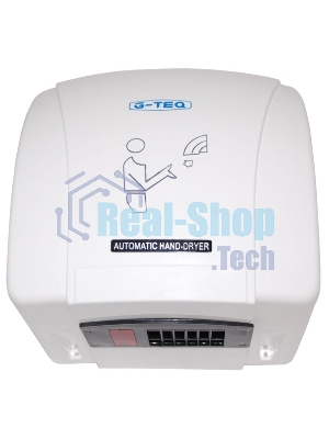 Сушилка для рук G-TEQ 8851 PW 1500Вт 16м/сек пластик белый