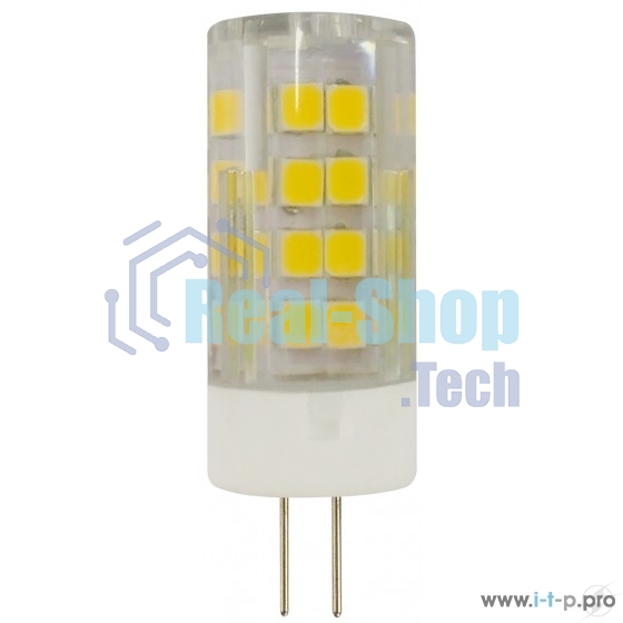 Лампа светодиодная ЭРА LED smd JC-5w-220V-corn, ceramics-827-G4
