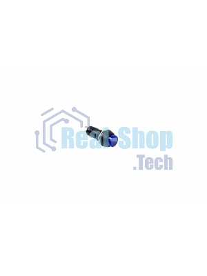 Выключатель-кнопка Rexant 250V 1А (2с) (ON)-OFF Б/Фикс синяя