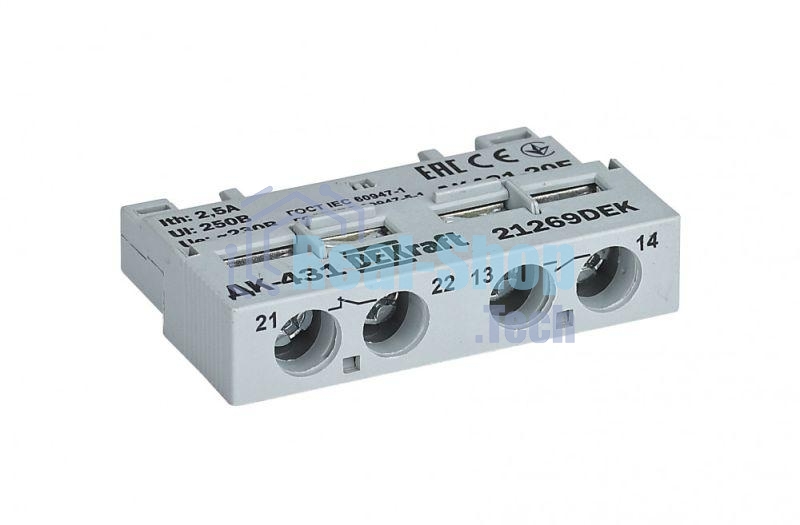 Контакт дополнительный фронтальный 1НО+1НЗ для ВА-431 21269DEK DEKraft