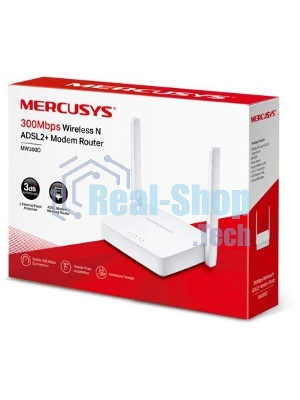 Роутер беспроводной Mercusys MW300D N300 10/100BASE-TX/ADSL
