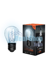 Лампа светодиодная филаментная Rexant Шарик GL45 9.5 Вт 950 Лм 4000K E27 прозрачная колба