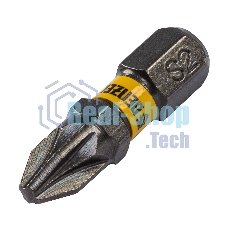 Набор бит Denzel PZ2х25, сталь S2, шестигранный профиль, 10 шт.