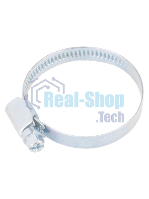 Хомуты Сибртех нержав. сталь, стандартное болтовое крепление 100-120 мм, ширина 9 мм, 25 шт. 47589