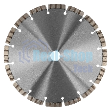 Диск алмазный Gross ф230х22,2 мм, лазерная приварка турбо-сегментов, сухое резание
