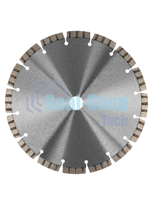 Диск алмазный Gross ф230х22,2 мм, лазерная приварка турбо-сегментов, сухое резание