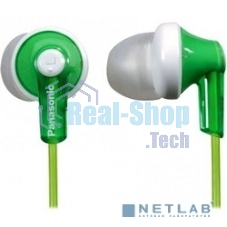 Наушники Panasonic RP-HJE118GUG зеленый 1.1м