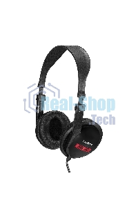 Гарнитура проводная полноразмерная с микрофоном (гарнитура) ExeGate Office HS-120S (2x3.5мм, динамик 40мм, 20-20000Гц, длина кабеля 2м, регулировка громкости)