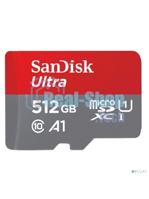 Флеш карта microSD 512Gb SanDisk microSDXC Class 10 Ultra UHS-I A1 140Mb/s