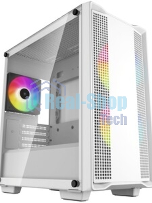 Компьютерный корпус DeepCool CC360 ARGb (R-CC360-BKAPM3-G-1) (mATX, без БП, 2xUSB, с окном)