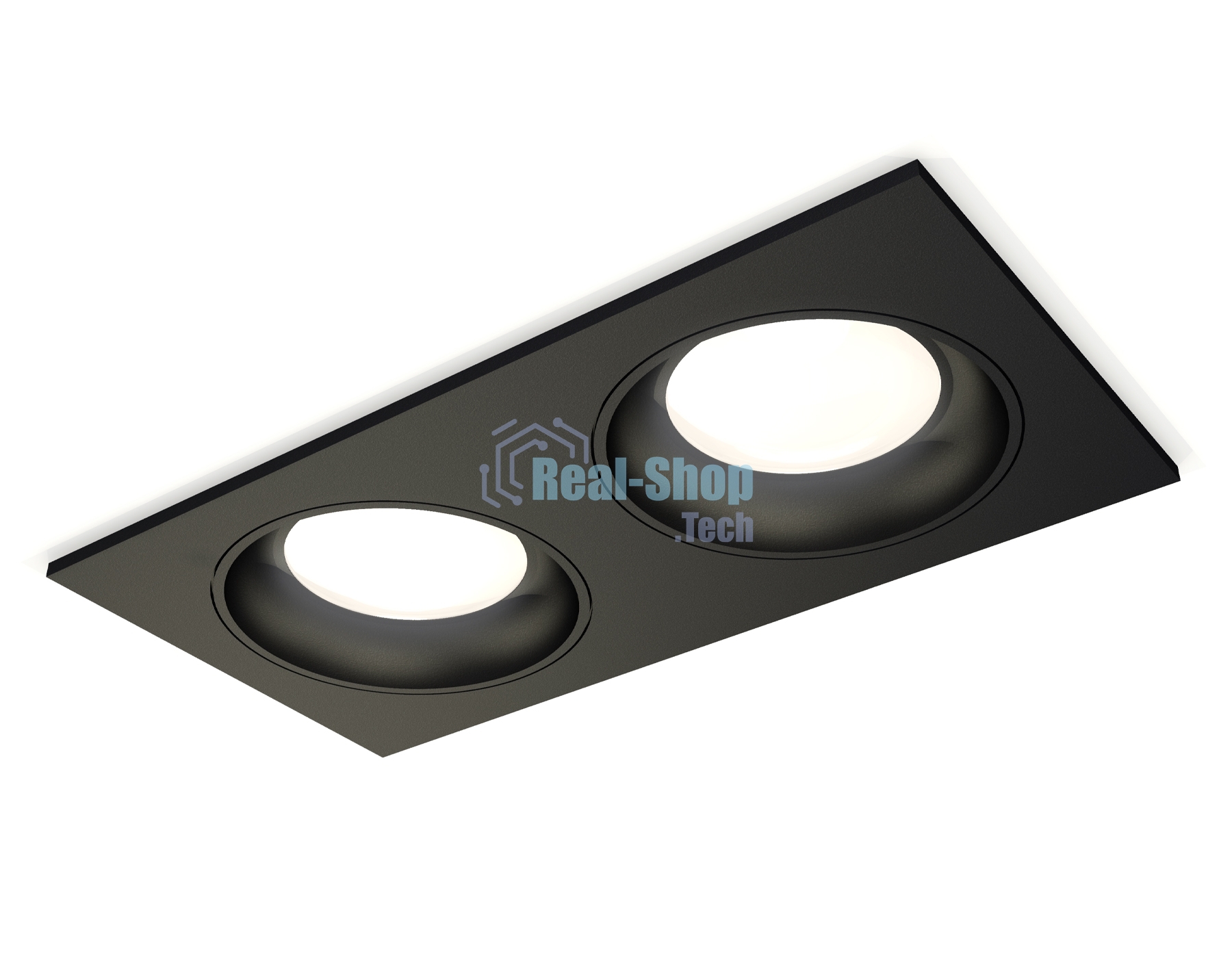 Комплект встраиваемого светильника Ambrella light XC7636060 SBK черный песок MR16 GU5.3 (C7636, N7021)