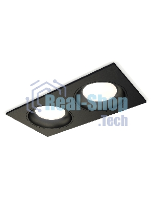 Комплект встраиваемого светильника Ambrella light XC7636060 SBK черный песок MR16 GU5.3 (C7636, N7021)