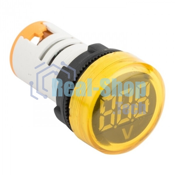 Индикатор значения напряжения ED16-22VD жел. PROxima EKF ed16-22vd-y