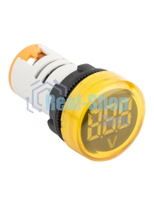 Индикатор значения напряжения ED16-22VD жел. PROxima EKF ed16-22vd-y