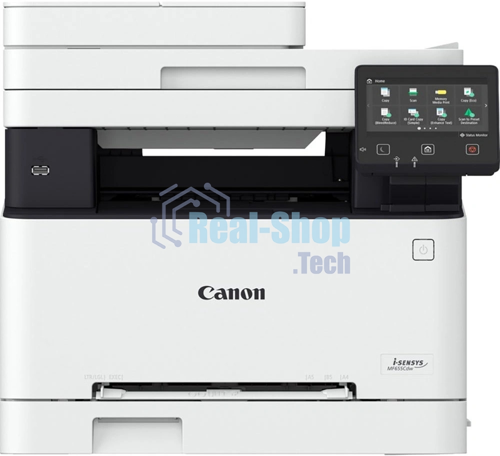 МФУ лазерное Canon i-SENSYS MF657Cdw (5158C001/5158C012), A4, цветное, печ. 21 стр/мин., скан. до 27 стр/мин (ч/б) 14 стр/мин (цвет), 1200 x 1200 dpi (принтер), 600 x 600 dpi (сканер), RJ45, USB, Wi-Fi