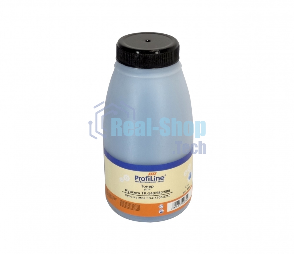 Тонер ProfiLine TK-540/580/590 Cyan для принтеров Kyocera Mita FS-C5100/5250 100 гр Фасовка РФ