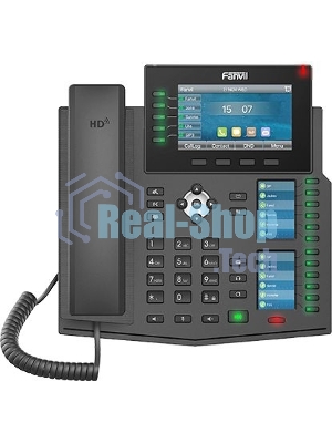 Телефон IP Fanvil X6U черный