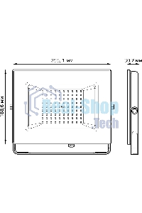 Прожектор светодиодный Gauss Elementary 100Вт 6600лм IP65 6500К черный ПРОМО