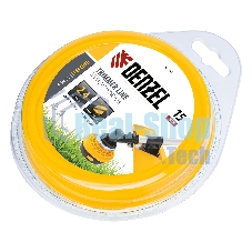 Леска для триммера Denzel квадрат 2,4 мм х 15 м, блистер FLEX CORD 96116