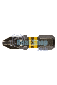 Набор бит Denzel PZ2х25, сталь S2, шестигранный профиль, 10 шт.