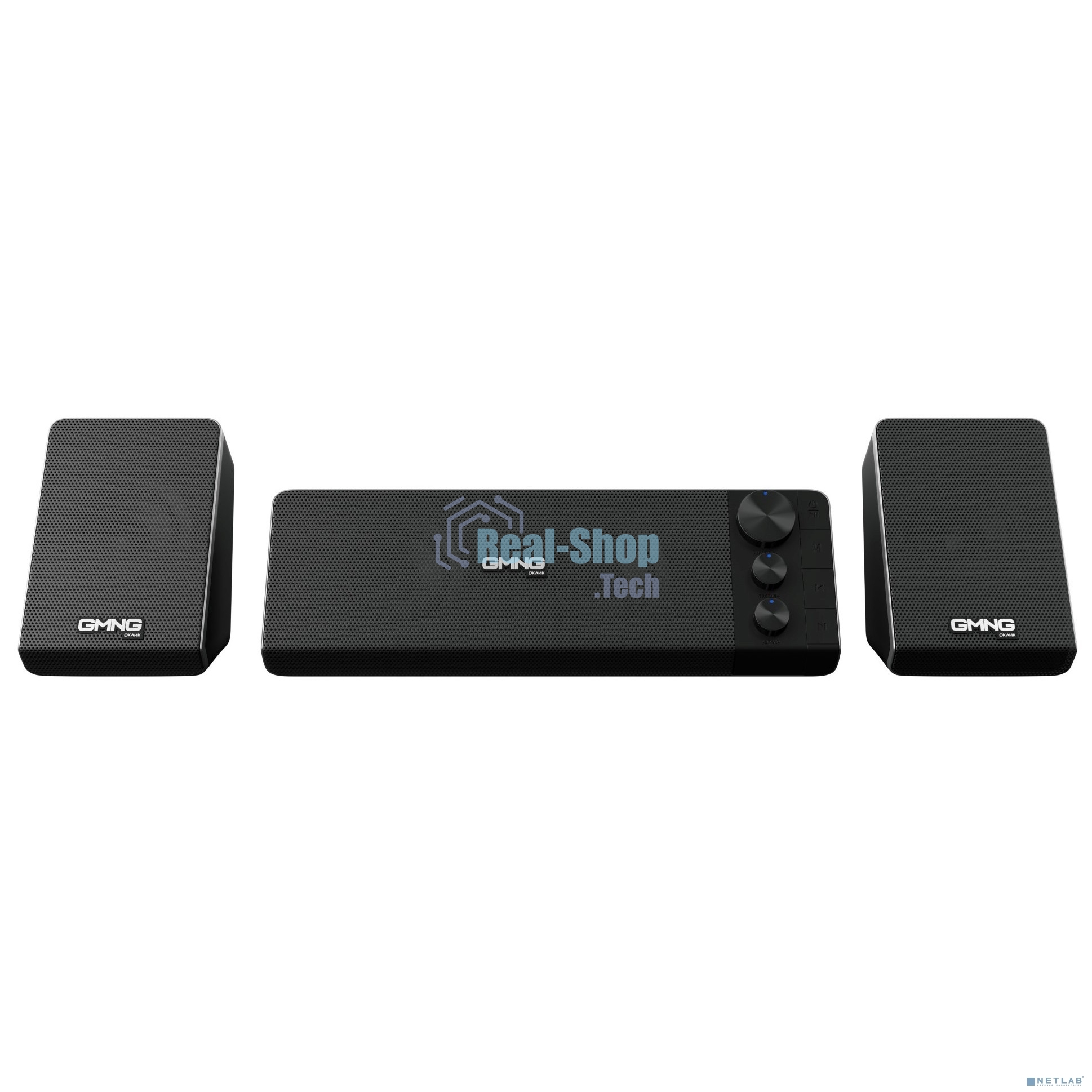 Акустическая система Oklick/Оклик GMNG OK-450 2.1 черный 15Вт BT