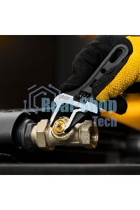 Ключ разводной Denzel 135 мм, CrV, кованый, укороченная рукоятка