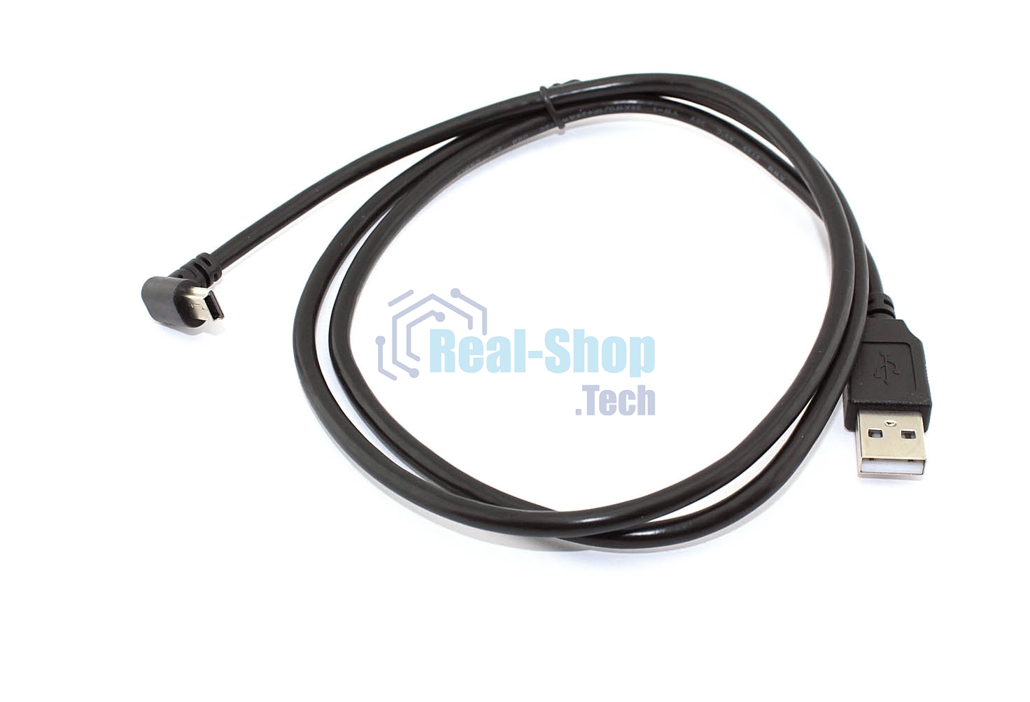 Кабель USB Type A на Mini USB угол вверх 1 м