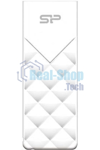 Флешка USB Silicon Power 16Gb Blaze B03 SP016GbUF3B03V1W USB3.1 белый