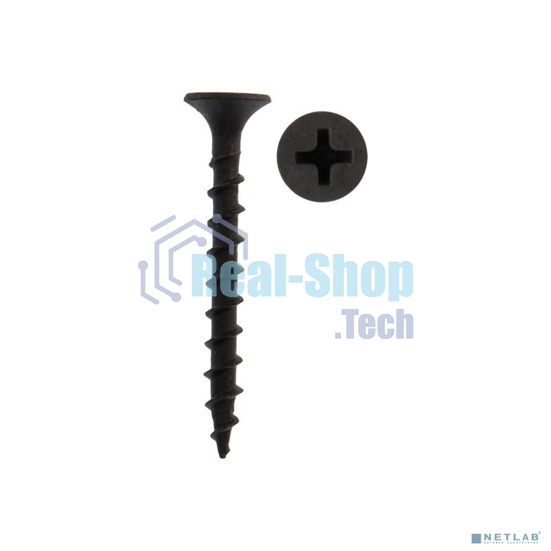 Саморез гипсокартон-дерево Kranz 3.5х45, пакет (50 шт./уп.)