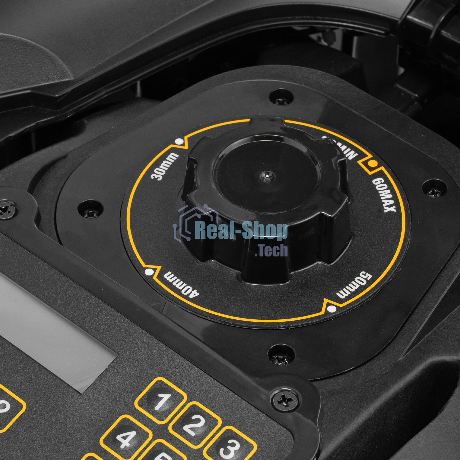 Робот-газонокосилка Denzel Grass Master 1000, ультразвуковой датчик, 3 Ач, LCD дисплей, Wi-Fi