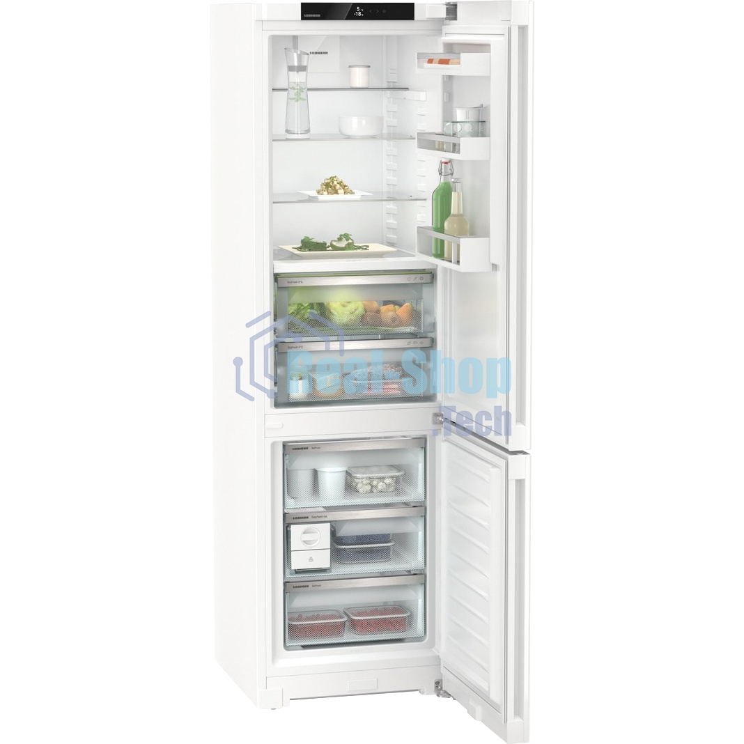 Холодильник Liebherr CBNC 5723-22 001 белый двухкамерный 255/94л морозилка снизу