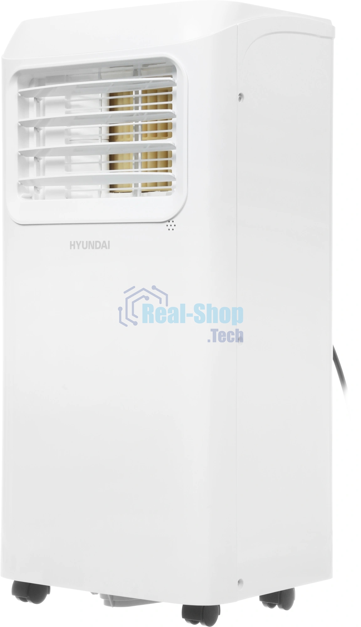 Кондиционер мобильный Hyundai HPAC-09-2 9000 BTU, 25 м², 64 дБ, охлаждение, осушение, белый
