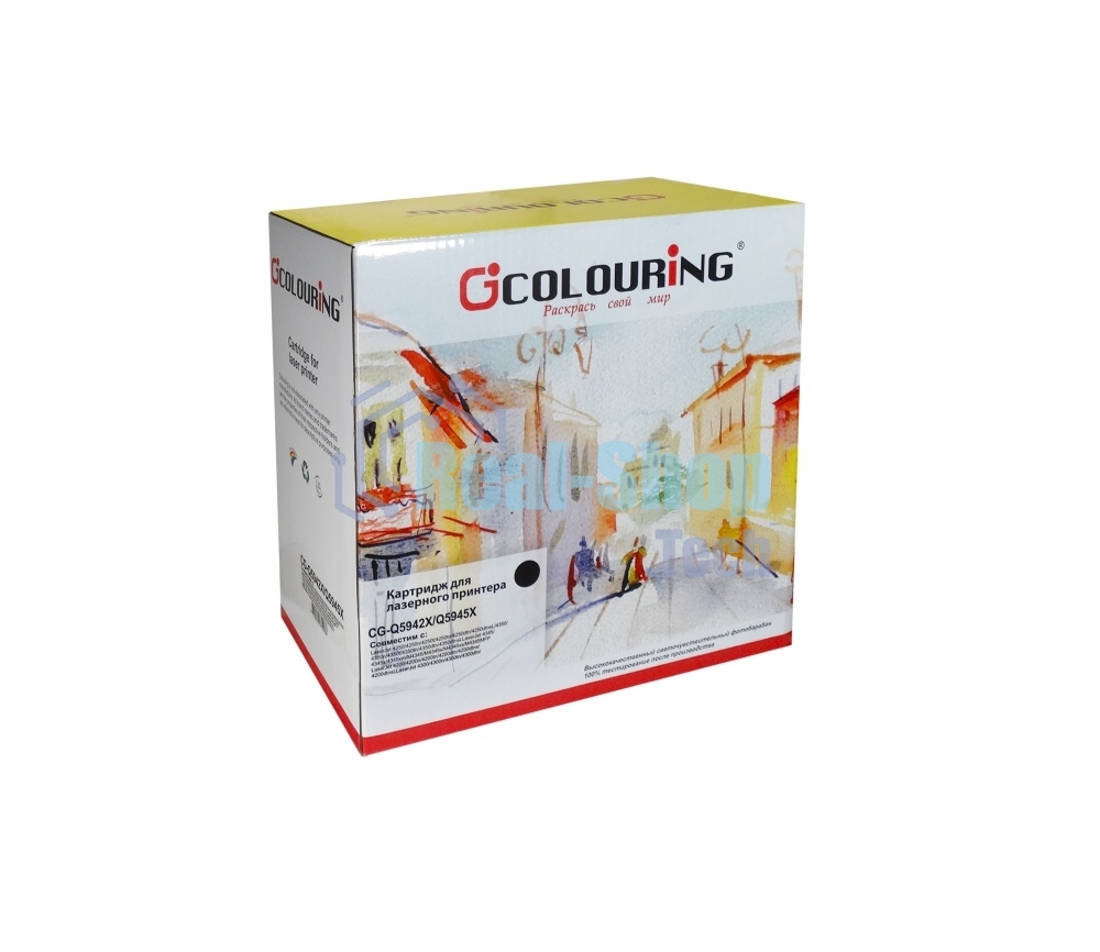 Картридж лазерный Colouring CG-Q5942X/Q5945A/Q1338/Q1339 черный (20000 стр) для HP LJ 4240/4240N/4250/4250DTN/4250DTNSL/4250N/4250TN/4345/4350/4350DTN/4350DTNSL/4350N/4350TN