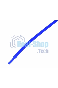 Термоусадочная трубка 2,0/1,0 мм, синяя, упаковка 50 шт. по 1 м 20-2005 Rexant