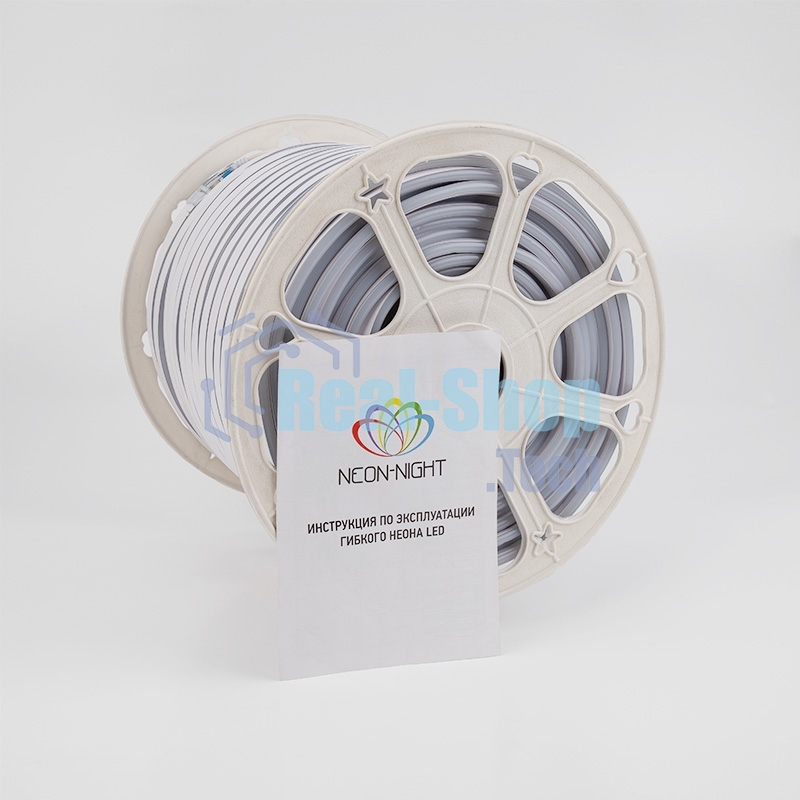 Гибкий неон Neon-night LED SMD 8х16 мм, белый, 120 LED/м,