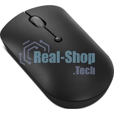 Мышь беспроводная Lenovo 400 черный, 2400 dpi, радиоканал, USB-C, кнопки - 4
