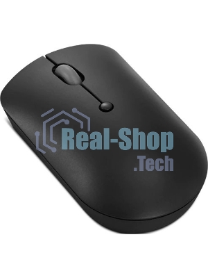 Мышь беспроводная Lenovo 400 черный, 2400 dpi, радиоканал, USB-C, кнопки - 4