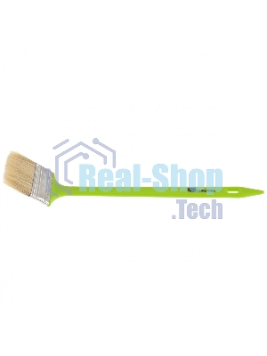 Кисть радиаторная 75 мм, натуральная щетина, пластиковая рукоятка