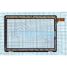 Сенсорное стекло (тачскрин) WJ2038-FPC-V1.0, черное