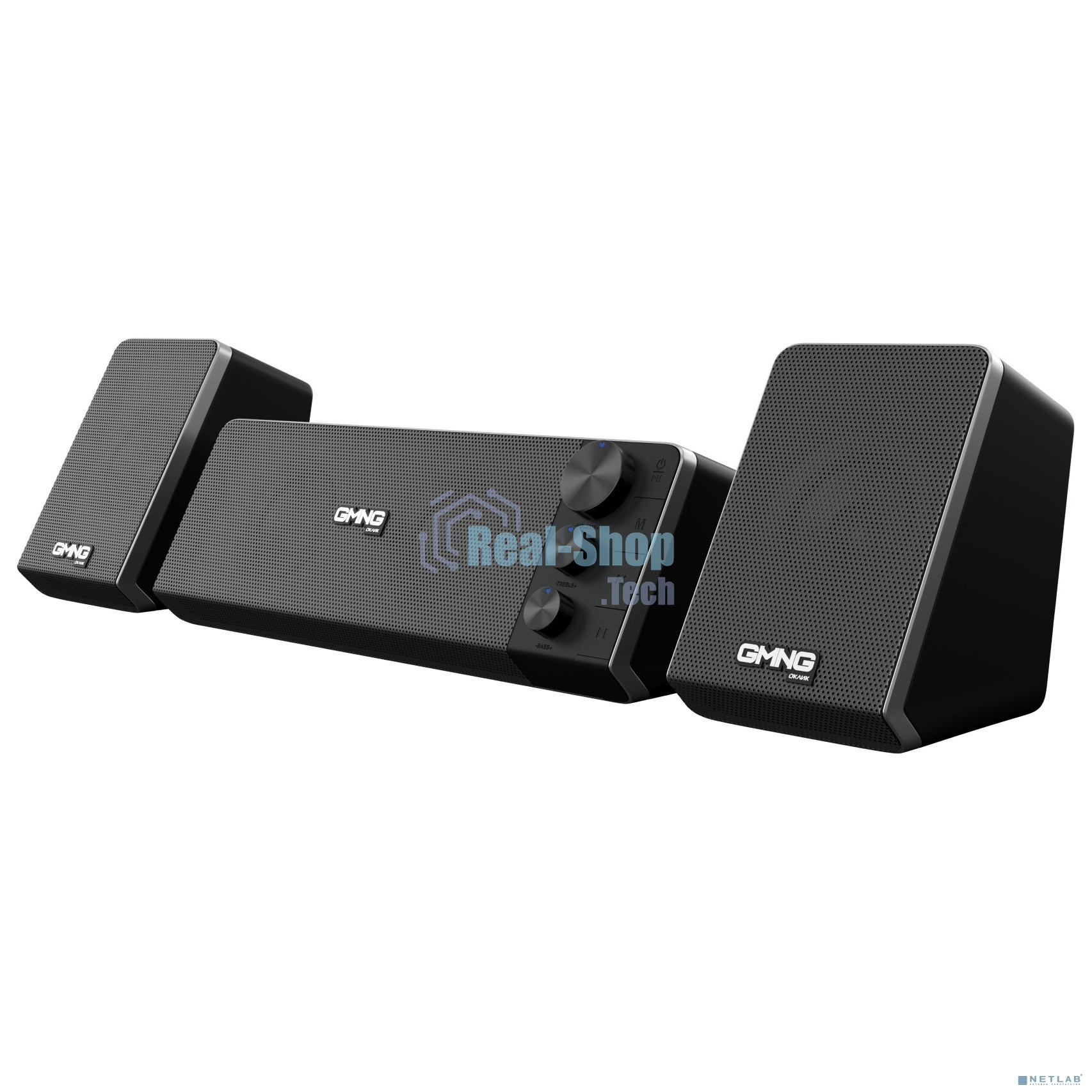 Акустическая система Oklick/Оклик GMNG OK-450 2.1 черный 15Вт BT